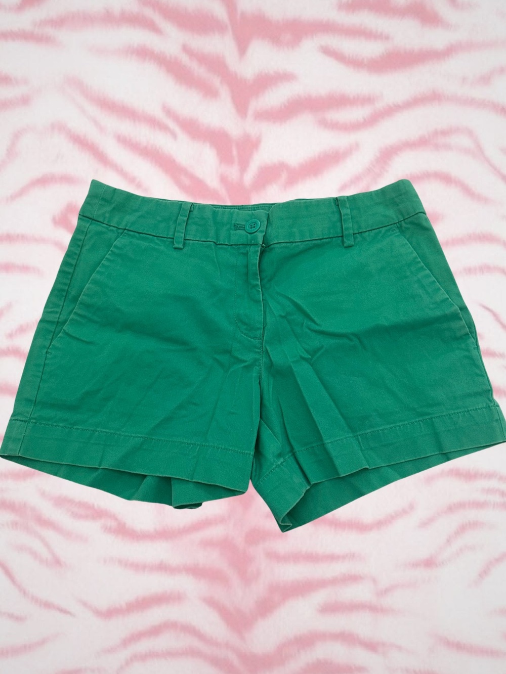 Nautica Emerald Green Cotton Bermuda Shorts